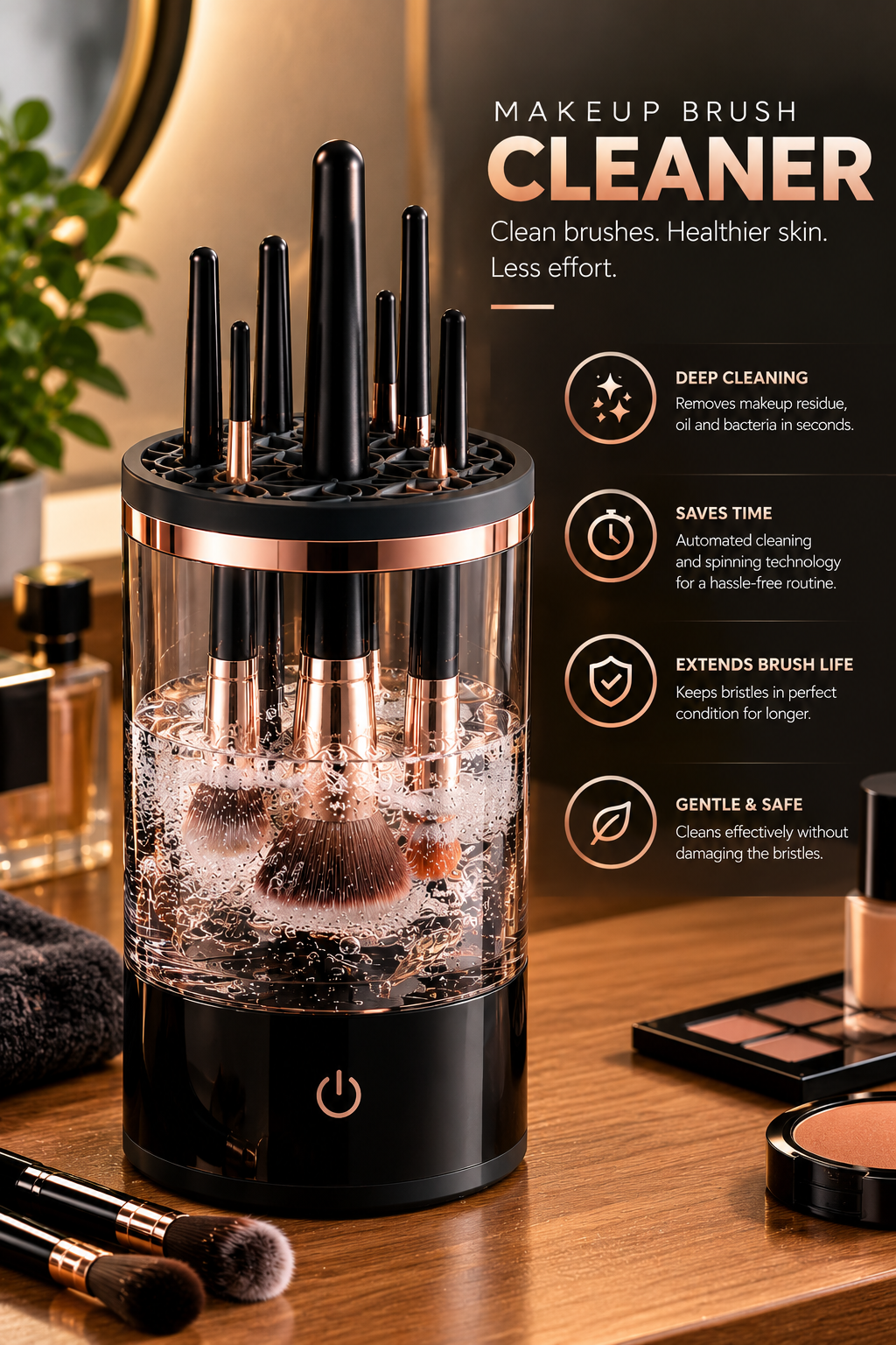 Veloura Makeup Brush Cleaner