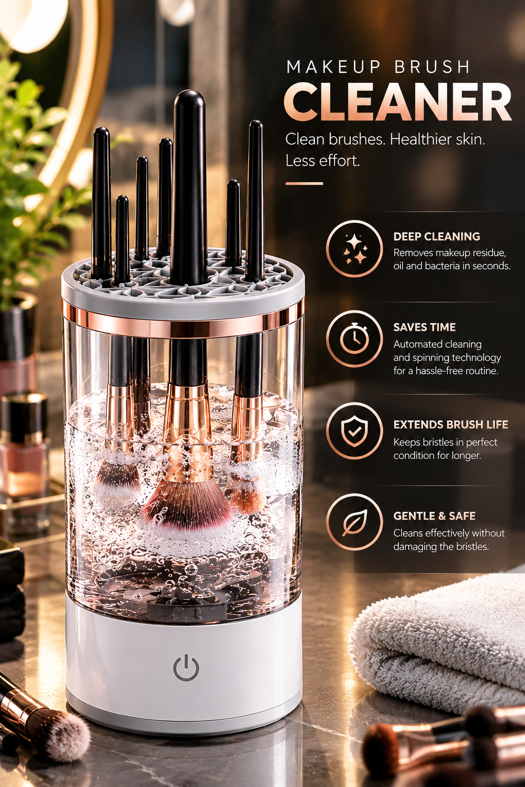 Veloura Makeup Brush Cleaner